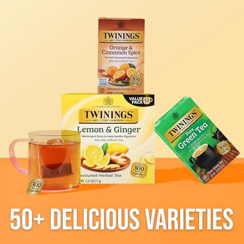 Twinings Orange & Cinnamon Spice Herbal Tea Bags - 120 Count