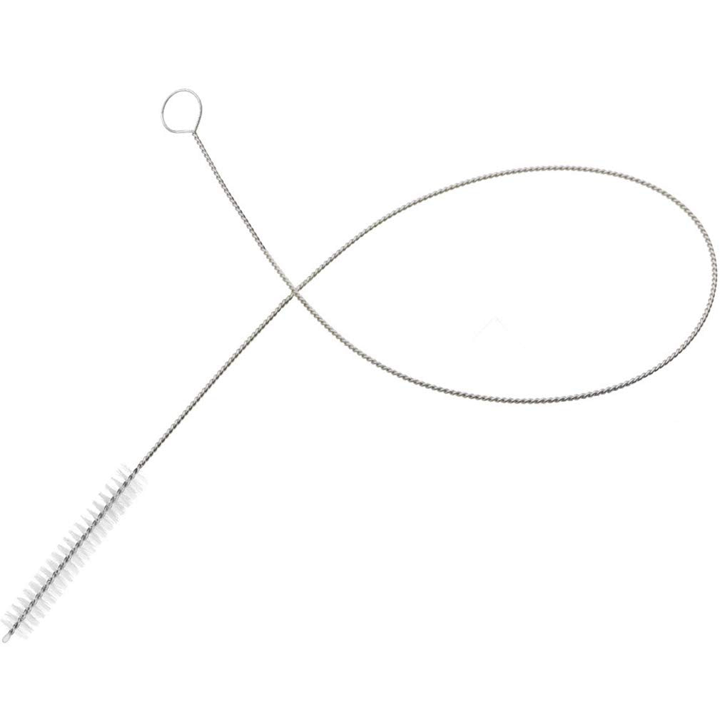 2 Pcs Cleaning Brush Bristle Tip 3/8” by 32” Inch Long - Flexible Cleaner Tool for Clean Keg, Feeding Tube, Line Tube Hose