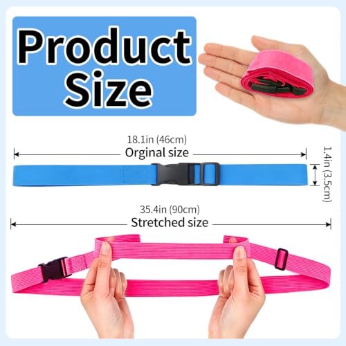 Adjustable Beach Towel Straps - 2 Pack, Universal Elastic Bands for Lounge & Cruise Chairs