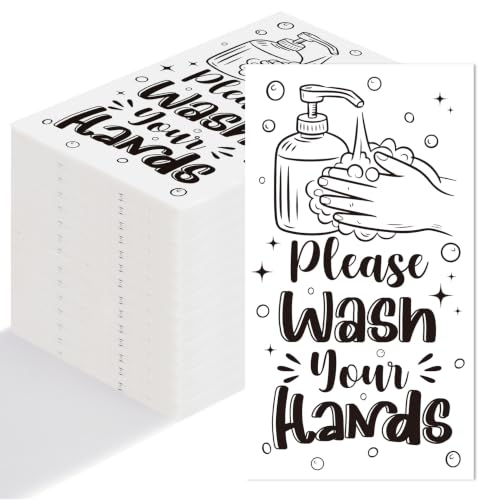 Disposable Hand Towels - 100 PCS Bathroom Paper Napkins for Guests