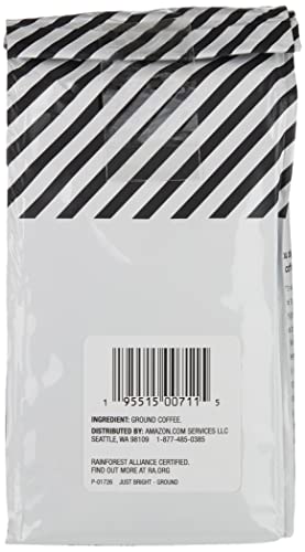 Amazon Fresh Just Bright Light Roast Ground Coffee - 12oz Pack of 3