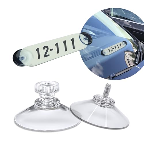 12 Pack Clear Suction Cups 40mm | No Drill Holders for Smooth Surfaces