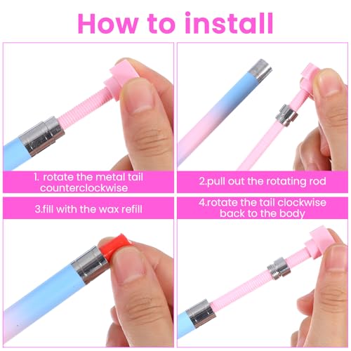 Mabor Diamond Art Pen & Rhinestone Picker Tool with Wax Refills for Crafts