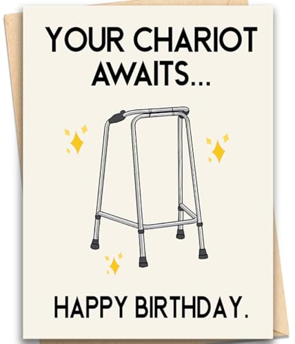 Funny Birthday Card for Men and Women - Hilarious Gift Card