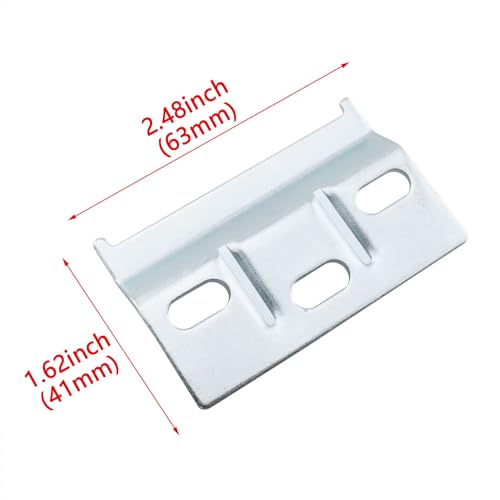 HJGarden 4-Pack Kitchen Cabinet Mounting Brackets - Heavy Duty Iron