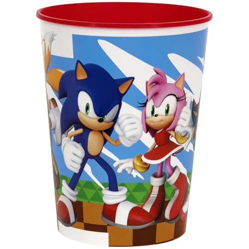 Sonic the Hedgehog Stadium Cup, 16 oz - Durable & Fun Drinkware