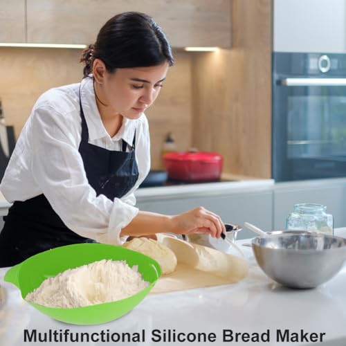 Vornetil Silicone Bread Maker Bowl, Non-Stick Loaf Pan for Sourdough