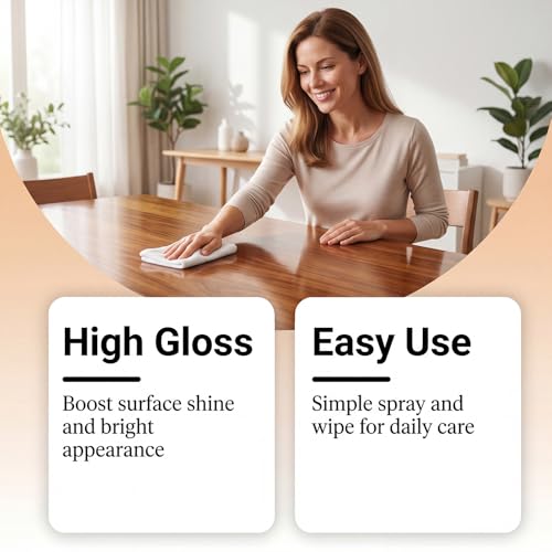 Natural Beeswax Wood Polish Spray - Cleaner & Protector Kit