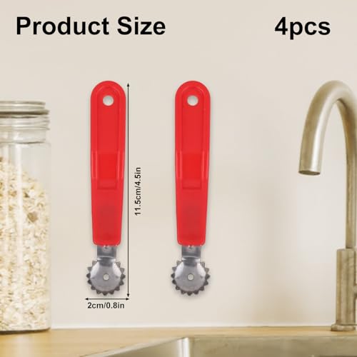 4-Pack Tomato Corer Tool Set with Ergonomic Handle