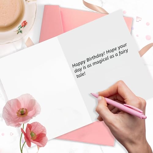 1st Birthday Card for Baby Girl - Pink Keepsake Gift for 1 Year Old