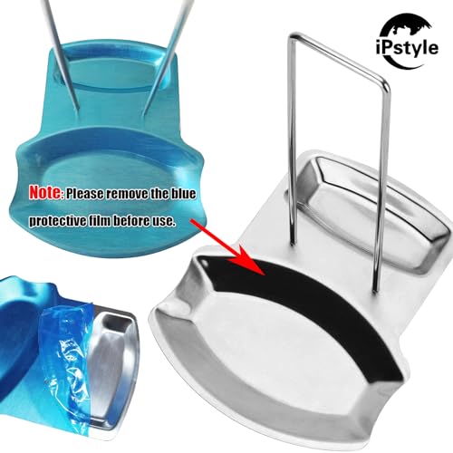 Stainless Steel Pan Lid Holder & Spoon Rest Organizer - iPstyle