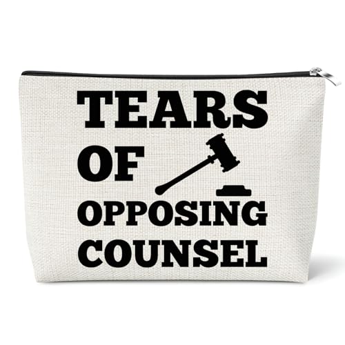 Mikela Lawyer Makeup Bag - Funny Law School Graduation & Bar Exam Gift