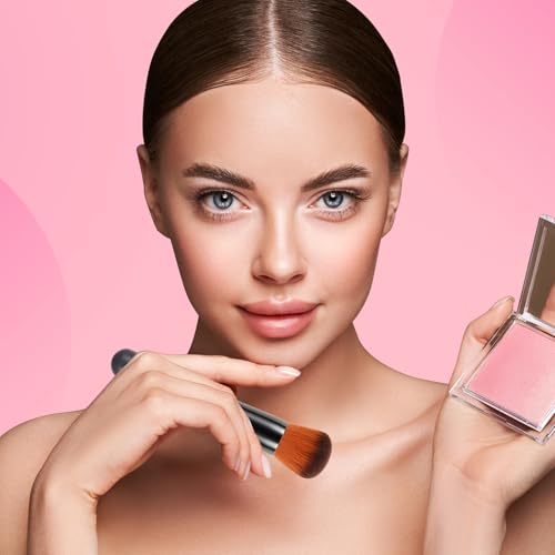 BEAUTYFACTOR Domed Foundation Brush Soft Synthetic Kabuki Makeup Brush