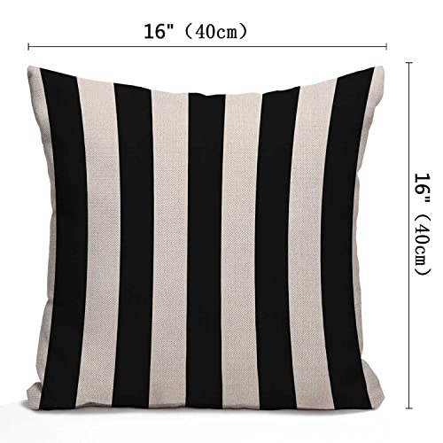 Modern Abstract Geometric Striped Pillow Cover 16x16 Inch - Multi 15
