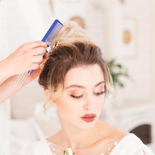 Alrhso 2-Piece Teasing Comb with Metal Pick for Hair Volume and Styling