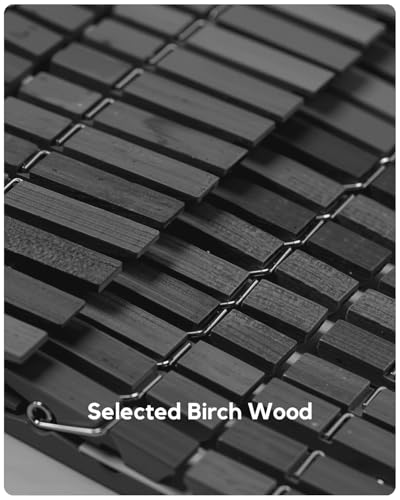 SF SOONEAT 1.9-Inch Black Wooden Clothespins - 100 Pack Mini Craft Clips