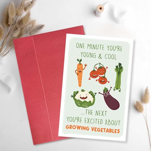 Funny Gardener Birthday Card - Humorous Gift for Garden Lovers