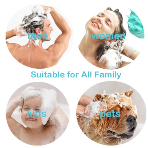 Seneme Hair Scalp Massager and Shampoo Brush for Soft Silicone Care