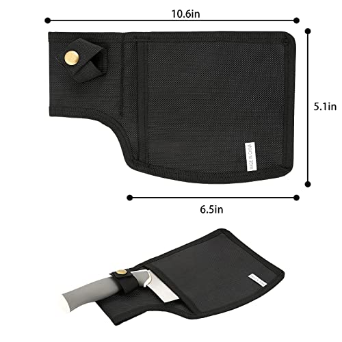 HERSENT Meat Cleaver Edge Guard - Durable Knife Protector for 10" Knives