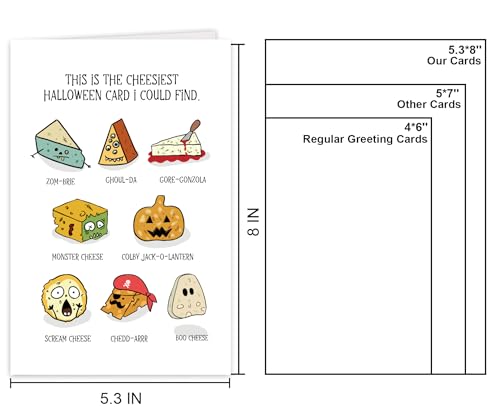 Funny Cheese Pun Halloween Card for Cheese Lovers