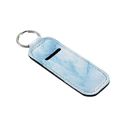 Neoprene Lipstick Holder Keychain 5-Pack Lip Balm Pouch Travel Accessories