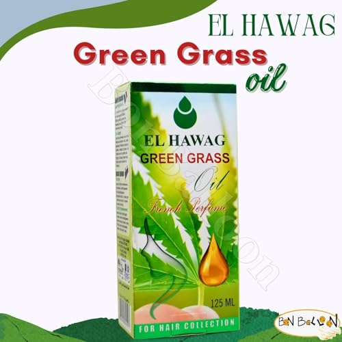 Green Grass Hair Oil El Hawag 100% Pure Natural Egyptian Hair Care 125 ml