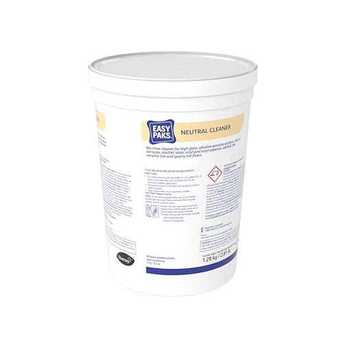 Diversey 990653 Easy Paks Neutral Cleaner, Cleans High Traffic Glossy Floors, Dissolving Pods with Pine Scent, 90-Paks, 1-Tub (Pack of 2)