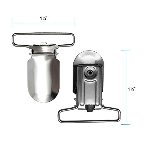 RayTour Heavy Duty Suspender Clips for Webbing & Bed Sheets - 1 Inch (25mm), Pack of 20