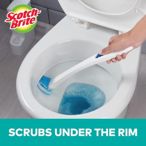 Scotch-Brite Toilet Scrubber Refills - 10 Pack for Deep Cleaning