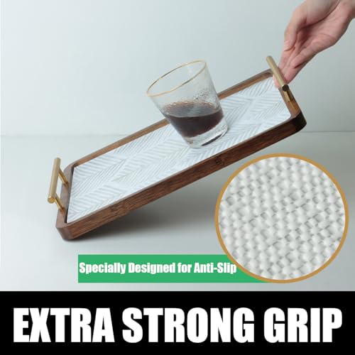Amiitay Non-Slip Shelf Liner - 12" x 118" Waterproof Geometric Cabinet Mat