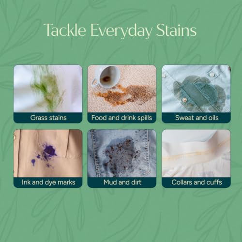 Puracy Laundry Stain Remover Brush - One Size, Vegan Bristles for Tough Stains