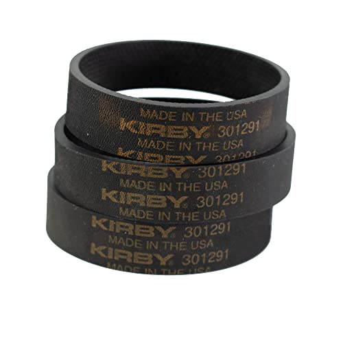 Kirby Vacuum Belt 3-Pack - Genuine OEM #301291G for All Models