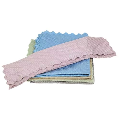 Microfiber Cleaning Cloths - 5 Pack, Soft & Non-Scratch, 9.6x9.6in