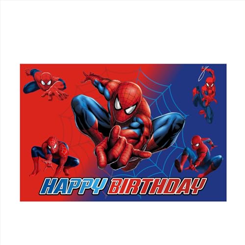 Happy Birthday Backdrop Banner for Kids - 59x39.4 Inches