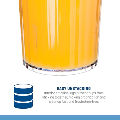 Carlisle Bistro Tumbler - 10.2 oz Clear Plastic for Restaurants