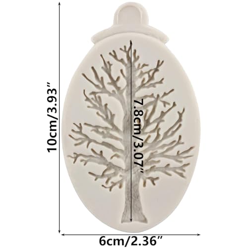 Christmas Tree Silicone Fondant Mold for Cake Decorating