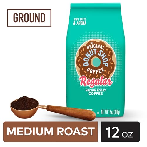 The Original Donut Shop Medium Roast Ground Coffee, 12 oz Bag