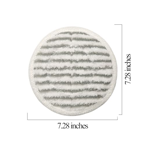 2 Pack 7.28in Replacement Steam Mop Pads for Shark S7001 Series