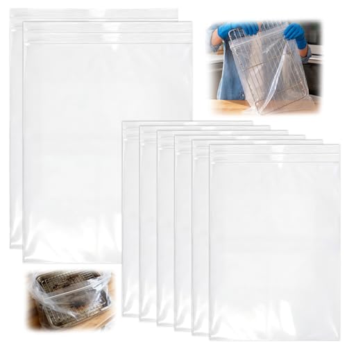 4-Pack Heavy Duty No Scrub Oven Rack Cleaner Bags