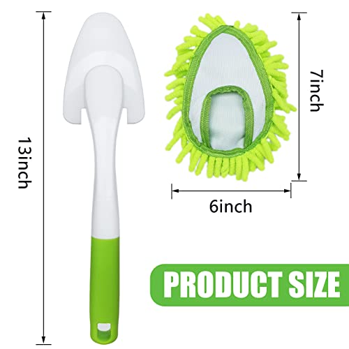 BAIDOON Microfiber Chenille Duster with 4 Washable Replaceable Heads