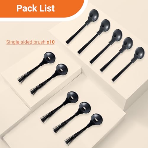 Side Brush Replacement Kit for Shark AI Robot Vacuums, 10-Pack