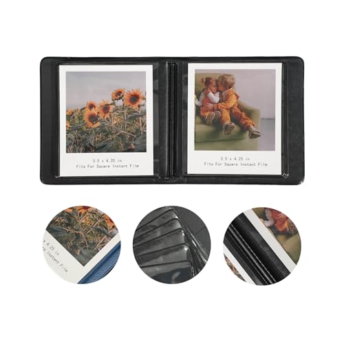 GOLDBARLEY Small Polaroid Photo Album - 32 Pockets - Marine Blue