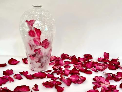 100g Dried Red Rose Petals for Weddings, Crafts & Baths