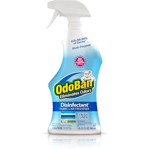 OdoBan Disinfectant Spray - Fresh Linen Scent, 32 oz, Multi-Purpose Cleaner