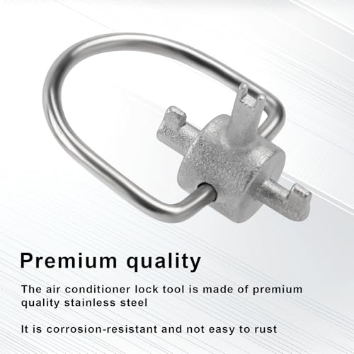 Gosknor 2pcs HVAC Locking Cap Key Set for R410A & R22 Refrigerants