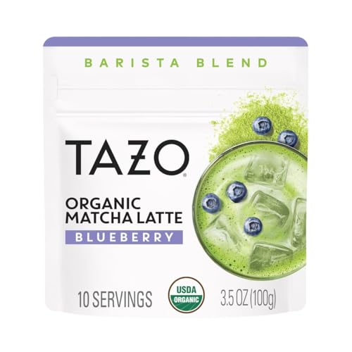 TAZO Organic Blueberry Matcha Latte Powder - 10 Servings