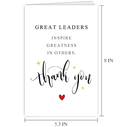 Supoeguk Leader Thank You Card for Boss & Manager - Variation #5, Appreciation Gift