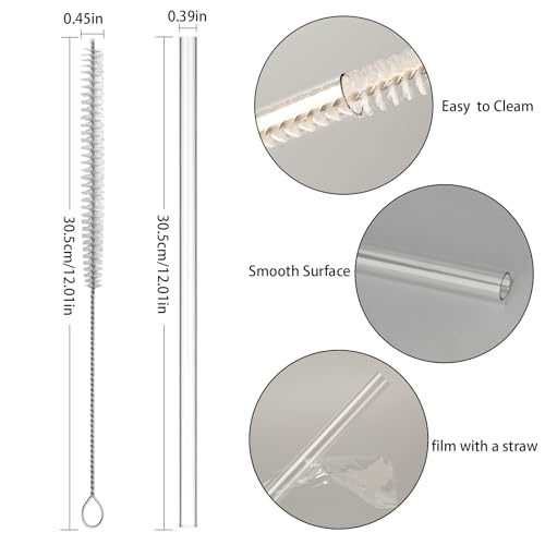 Replacement Straws for Stanley 40oz/30oz Cups - 4 Reusable Straws