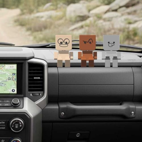 3-Pack Shaking Man Figurine with 36 Magnetic Expressions