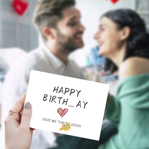 Funny Birthday Card for Husband & Boyfriend - Cheeky Humor